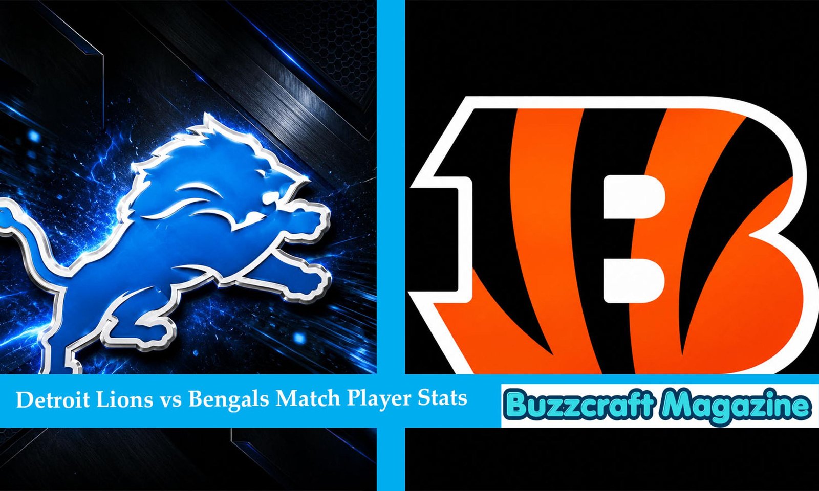 Detroit Lions vs Bengals Match Player Stats
