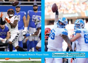 Detroit Lions vs Bengals Match Player Stats